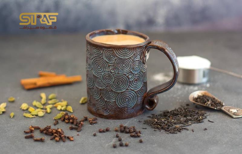 مواد مورد نیاز برای تهیه یک چای ماسالا+قهوه سیراف