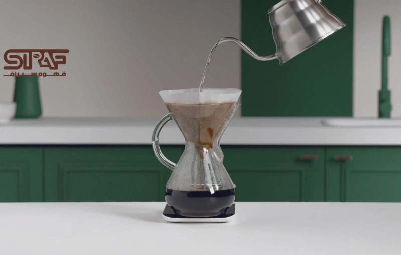 دم کردن قهوه با کمک نیروی جاذبه